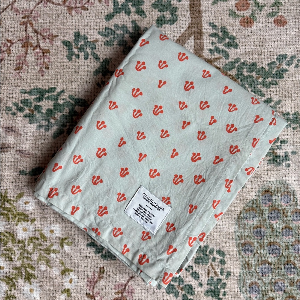 Schoolhouse Thistle shower curtain